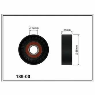 VW натяжний механізм (17x65x24) пл Golf,Polo,Touran,Passat CX CX18900