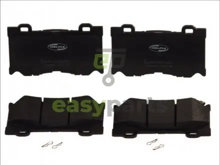 Фото 1 - гальмiвнi колодки дисковi Delphi LP2156 Гальмiвнi колодки дисковi Delphi LP2156 (фото 1)