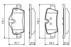 Тормозные колодки дисковые MINI Cooper/One &#039;R&#039;14&gt;&gt; BOSCH 0986495427 (фото 1)