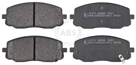 Гальмiвнi колодки дисковi A.B.S. 37474