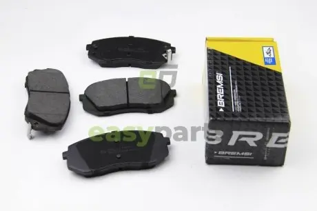 Тормозные колодки пер. Kia Carens 07-/Sportage 04- (mando) BREMSI BP3358 (фото 1)