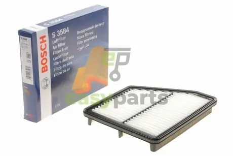 S3584 фільтр повітряний HYUNDAI Matrix 01- (193*32*242) BOSCH 1457433584