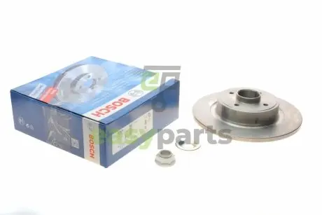 Диск гальмівний (задній) Renault Scenic II 03- (274x11) (+ABS) (з підшипником) BOSCH 0986479277