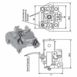 Соленоїд FIAT.CUMMINS - BOSCH [940113050336] MAGNETI MARELLI AME0336