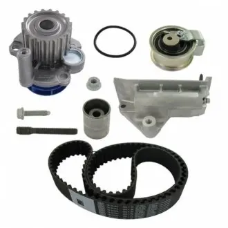К-кт. ГРМ (рем.+3шт. ролик+помпа+кріплення) 1,9TDI:Passat SKF VKMC 01943