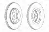 OPEL Тормозной диск передн.Astra/Corsa/Vectra/Tigra CHAMPION 561588CH (фото 2)
