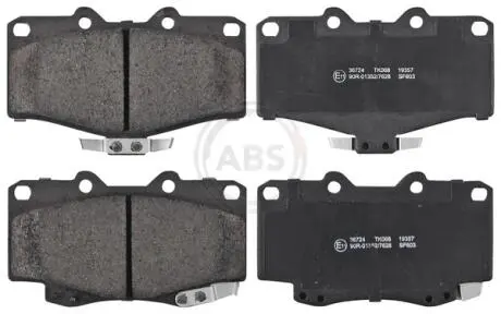 Гальмівні колодки пер. Land Cruiser/Hilux/4 Runner/Taro 89- A.B.S. 36724