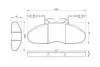 Колодки гальмівні передні RENAULT Messenger B 120.35 BOSCH 0986424080 (фото 6)