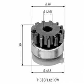 FORD Бендикс MOTORCRAFT TRANSIT 2.5D,TD 96- MAGNETI MARELLI AMB0294
