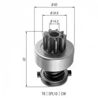 Бендикс (z=9) DB Atego/Vario [940113020358] MAGNETI MARELLI AMB0358