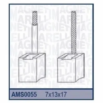 Щітки стартера - (7x13x17,5) [940113190055] MAGNETI MARELLI AMS0055
