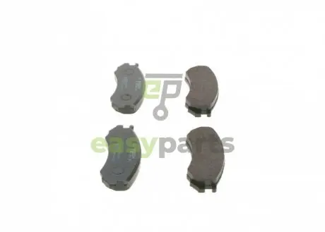 Гальмівні колодки дискові (передні) NISSAN Primera BOSCH 0986460981