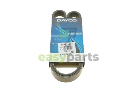 Ремінь генератора Ford Fiesta VI 1.25 08- DAYCO 6PK1024EE