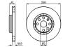 Гальмівний диск передн.OPEL Astra/Corsa/Vectra/Tigra BOSCH 0986478535 (фото 1)