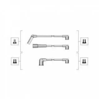 Високовольтні дроти DAEWOO TICO, MATIZ MAGNETI MARELLI MSQ0001