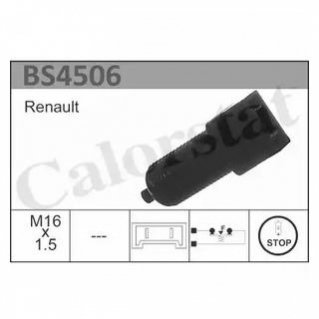 RENAULT Выключатель STOP-сигналов (под педаль) 85- Vernet BS4506 (фото 1)