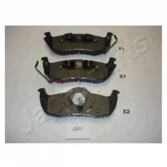 JEEP гальмівні колодки задн.Grand Cherokee 05- JAPANPARTS PP-001AF