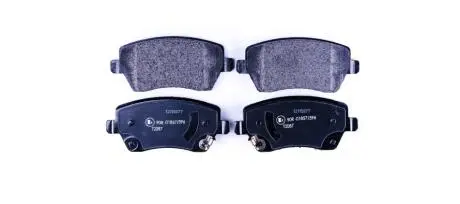 Гальмівні колодки дискові перед. Nissan Micra IV, Note 1.2/1.5 D 05.10- HELLA 8DB355015-981