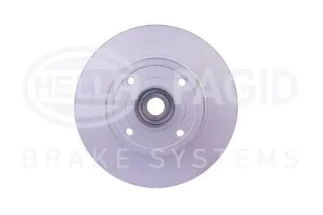 Тормозной диск зад. Megane II/Clio III/Modus 02- (240x8) HELLA 8DD355123-241