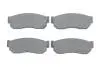 Колодки гальмівні (передні) Nissan Sunny 82-91/Subaru Justy 87-96 BOSCH 0986469580 (фото 1)