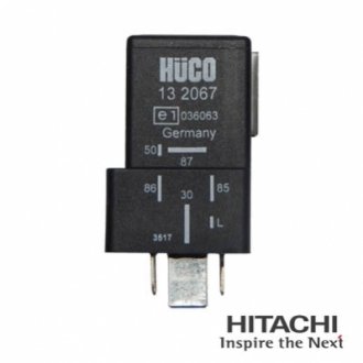 HITACHI FORD реле свічок розжарювання Escort, Fiesta 89- 1.8d HITACHI (HÜCO) 2502067