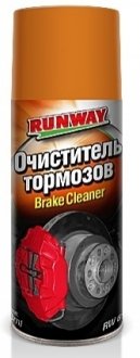 0.5л BRAKE CLEANER очищувач гальм (аерозоль) RUNWAY RW6121