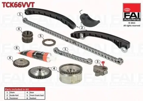 Комплект цели привода распредвала FAI TCK66VVT