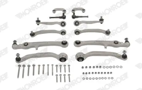 VW К-кт рычагов+тяги стаб.+наконечн. Audi A6 04- MONROE L0030