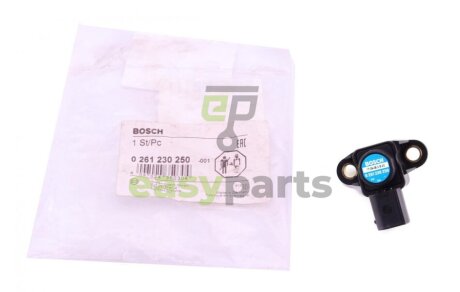 Датчик тиску наддува MB E-class (W212)/S-class (W222/V222/X222) 09- BOSCH 0261230250