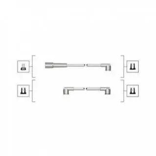 Дроти високого напруги LADA 2108 MAGNETI MARELLI MSQ0088