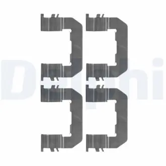Комплектуючі, колодки дискового гальма Delphi LX0514