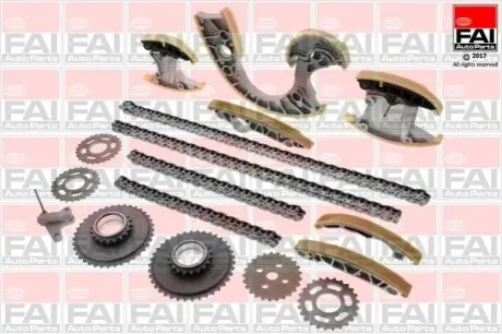 VW К-кт ланцюга ГРМ Audi A4/6/8,Q7,Touareg 2.7/3.0TDI FAI TCK219NG