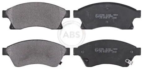 Гальмiвнi колодки дисковi A.B.S. 37789