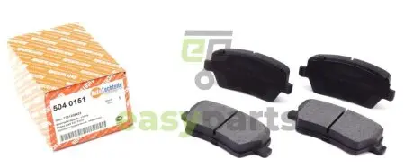 Колодки гальмівні (передні) Renault Kangoo 08- (TRW) AUTOTECHTEILE 504 0151