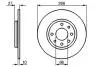 CITROEN диск гальмівний BX 81-, PEUGEOT 405 87- BOSCH 0986478090 (фото 1)