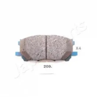 TOYOTA гальмівні колодки передн. RX300 03- JAPANPARTS PA-209AF