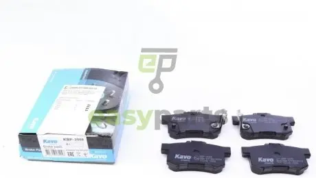 Колодки гальмівні (задні) Honda Accord IV/V/VI/Civic VI/VII/VIII 98- KAVO PARTS KBP-2008