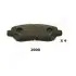 Комплект тормозных колодок, дисковый тормоз JAPANPARTS PP-2000AF (фото 1)
