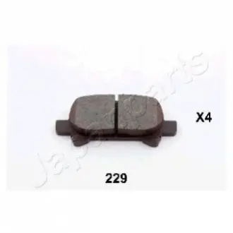Комплект тормозных колодок, дисковый тормоз JAPANPARTS PP-229AF
