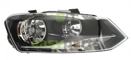 VW фара передня прав.H7/H7 Py21W W5W Polo 09- HELLA 1EE 247 051-021