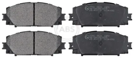 Гальмівні колодки пер. Toyota Yaris 07- (akebono) A.B.S. 37542