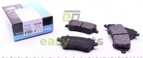 Колодки гальмівні (передні) Renault Kangoo 08- (TRW) KAVO PARTS KBP-6559