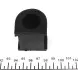 Втулка стабілізатора (переднього) Suzuki Grand Vitara 98-05 (d=23mm) KAVO PARTS SBS-8502 (фото 3)