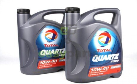 Масло моторне Quartz 7000 Diesel 10W40 (5л.) TOTAL 148646