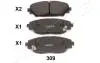 MAZDA гальмів.колодки передн.Mazda 3 13- JAPANPARTS PA-309AF (фото 2)