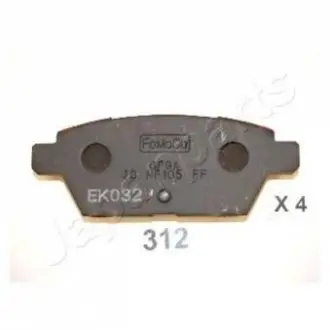 MAZDA гальмівні колодки задн. MAZDA 6 2.3 JAPANPARTS PP-312AF
