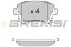 Гальмівні колодки зад. Caddy III/Golf V/Audi A4 03- BREMSI BP3130 (фото 1)