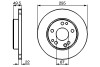 Тормозной диск BOSCH 0986478525 (фото 1)