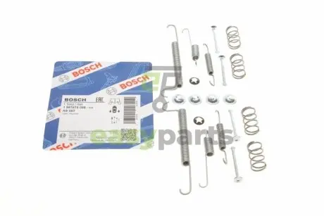 Комплект пружинок колодок ручника Opel Kadett/Combo -01 BOSCH 1987475098