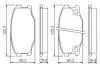 Фото 5 - гальмівні колодки передн. MITSUBISHI Canter 96- BOSCH 0986494442 Гальмівні колодки передн. MITSUBISHI Canter 96- BOSCH 0986494442 (фото 5)